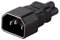 Cavo di alimentazione IEC C13/C14 a C5/C6 per laptop Topolino