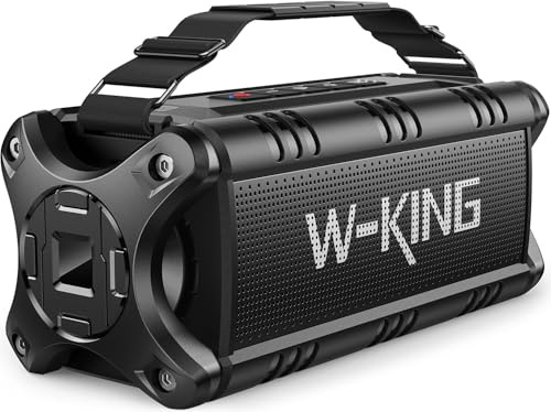 W-KING Bluetooth Speaker, 90W Max Loud IPX6 Waterproof Portable Speaker