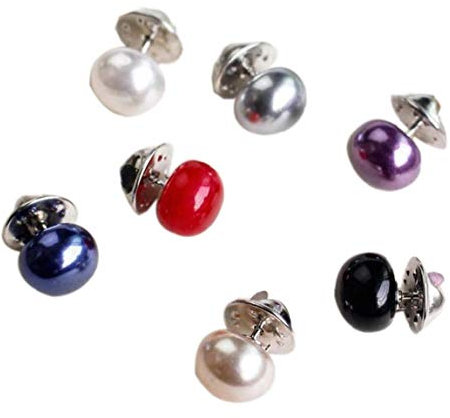 Designer Imitation Perle Broche Dangle Pins Couleur Aléatoire Femmes