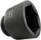 Aerzetix - C45255 - Douille à Percussion - Embout de Vissage - Courte - 3/4x52mm - pour Clé à Choc/Cliquet Manuelle/Pneumatique - Corps Cylindrique - Hexagonale/6 Pans Allen - en Acier CR-MO - Noir