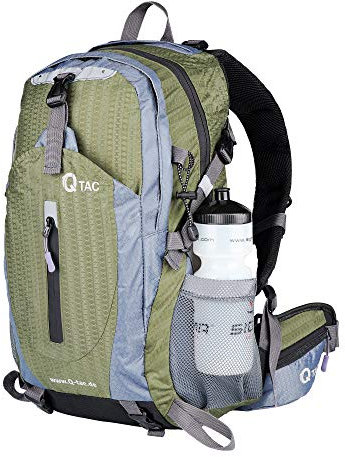 Q-Tac Wanderrucksack 26L, Rucksack Wandern, Outdoor, Sport, Daypack Fahrrad, Reisen, Klettern, Camping, Backpackers, Trekkingrucksack