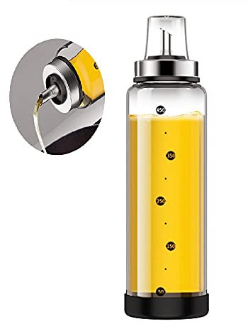 enduo Bouteille d'assaisonnement de Cuisine Bouteille de Sauce de soja Bouteille d'huile Bouteille d'assaisonnement Liquide multifonctionnelle 450 ML