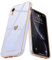 Teageo Kompatibel mit iPhone Xr Hülle, Süße Herzmuster Mädchen Handyhülle Luxuriös Galvanisierte Weich TPU Kameraschutz Kratzfest Stoßfest Schutzhülle Bumper Phone Case für iPhone Xr, Lila