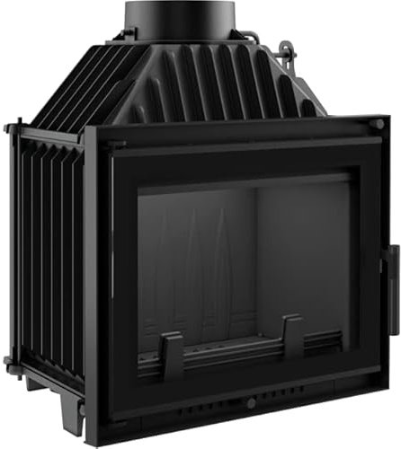 KRATKI Kamineinsatz Holzofen Gusseisen Maja 8kW BImSchV 2 Wirkungsgrad 80% Kamineinsätze Holz Leistungsbereich 3-10kW (MAJA/DECO/150)