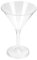 Bicchieri da Martini, Bicchieri da Cocktail Bicchieri da Margarita in plastica per Whisky, Margarita, Manhattan, Vacanze, Feste, Riutilizzabili, Resistenti alla Rottura, 9,4 oz, Trasparenti(280ml)