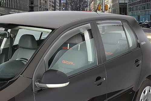 Au Co 4 Windabweiser hinten + vorne für Fiat Panda (5 Türen) ab 2012