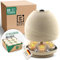 NTRY Home® CandleStove Teelichtofen - Stil Moon M Ø20 cm - Doppelwandig - Teelichtheizung - Kerzenofen - Tischofen - Tischheizung - Tischwärmer