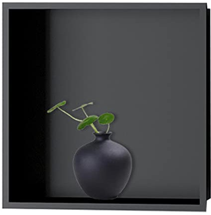 Niche de douche en acier inoxydable, Étagère de rangement pour salle de bain encastrée Porte-savon de niche pour shampooing, Accessoire de salle de bain mural pour organisateur de rangement moderne