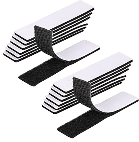 NUOBESTY 25 STK Selbstklebender Doppelseitiges Hochleistungsklebeband Haushaltsaufkleber Heimtextilien Liefert Selbstklebender Nylon-Aufkleber Polyester Quadrat Bänder
