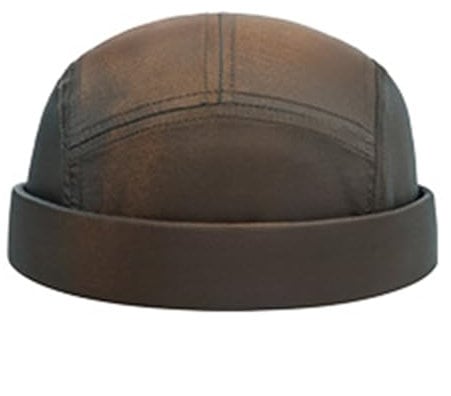 CLAPE Berretto Uomo Senza Visiera Nylon Docker cap Cappello Docker a 5 Pannelli Rolled Cuff Brimless Hat Cappello da Marinaio Commando Beanie Watch cap