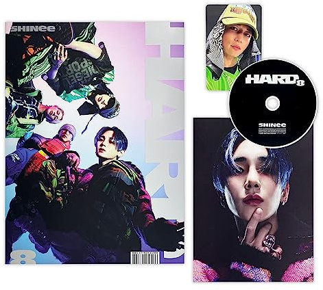 SHINEE - 8th Album [Hard] (DREAMER Ver.) Cover + CD-R + Photo Book + Photo Card + Bromide + Poster + 4 Hologram Photocards
