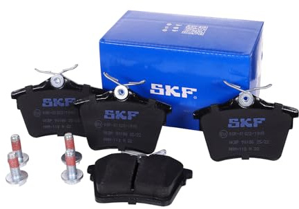 SKF Scheibenbremse Bremsbelag VKBP 90186-4er Set - Position Hinterachse Höhe 77 mm Länge 134 mm Breite 83 mm Dicke 17,8 mm - OE Qualität