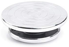 Torno de Alfarero,Plato Giratorio para Esculpir 12/15 cm Uso de doble cara Use la placa giratoria de la aleación de aluminio para la plataforma de cerámica de la plataforma de la escultura de la plata