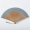 Folding Hand Fan, Handheld Fan Bamboo Hand Fan Elegant Leopard Print Blossom Print Folding Hand Fans Flower Print Vintage Fan White Polyester Fans Summer Girls Dancing Fan Chinese Fan Handheld Fan Sil