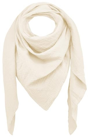 beifon Halstuch Damen Musselin Tuch Baumwolltuch, Musselintuch Dreieckstuch Damen Dreiecksschal, Halstücher für Damen, Herbst Musselin Schal Damenhalstuch Frauen Scarf Women