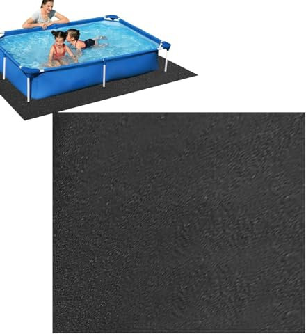 Alfombra para piscina para piscinas elevadas | Alfombra para piscina | Alfombra para piscina | Relleno del suelo de la piscina, colchoneta protectora de la piscina, colchoneta de revestimen
