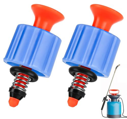 2 Pcs Sprayer Relief Valve Safety Release Valves for 3L 5L 8L Backpack Sprayer Sprinklers Air Compressor Pressure Relief Connect Replacement Lawn Garden Watering Equipment Sprinklers Spares