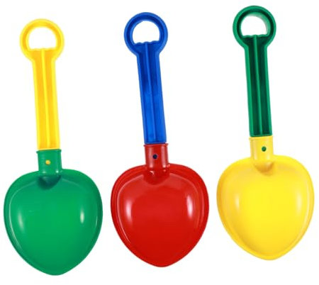 Abaodam 3 Piezas Pala para Niños Pala De Arena Pala De Juguete Pala De Playa para Niños Cubos De Arena Pala para Excavar En La Playa Mini Excavadoras De Playa Jugando a La Arena Páginas