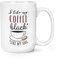 I Like My Coffee Black Like My Soul 15oz Large Mug Cup