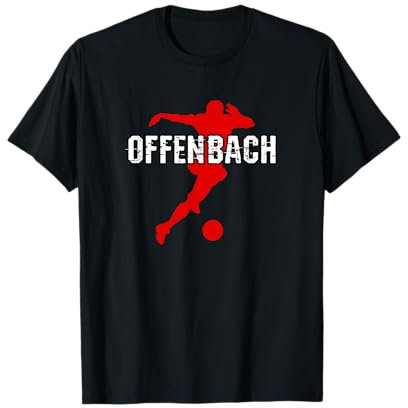 Offenbach Fußball Kicken Fan Hessen Stadion rot schwarz T-Shirt
