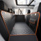 Loutep Dog Car Seat Cover Back Seats Cars Hammock Rear Pet Protector Covers Backseat Accessories Scratchproof & Waterproof Car Seat Cover for Dogs Suitable for Cars Trucks SUV 135 X 149Cm Black&Orange