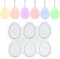 Silikonformen Gießformen Ostern; DIY Silikonform Ostern Anhänger; 20 x 17 CM Silikonform Gießformen für Kaninchen-Eier (D)