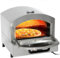 GAYAYAS Forno per Pizza da banco, Forno per Pizza da Interno, Forno Elettrico per Pizza con Timer, fornello da Tavolo con Temperatura controllata di 350 °C, per Ristorante e casa