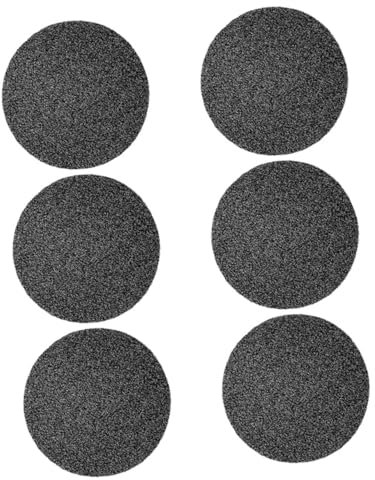 MUCKLILY 6Pcs Round Compost Bin Filter Pads Activated Sheets for Odor and Bathroom Bins Easy Installation Versatile Use