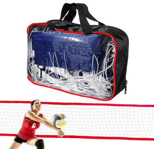 Filet de Volley pour Piscine - Jeu De Volley Ball Portable pour Piscine | Accessoire Sportif Réglable pour Et Adultes en Extérieur Jardin Fête Familiale