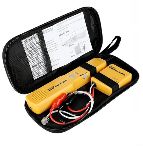 Network Cable Tester RJ11 Wire Tracer Finder Kit With Transmitter Receiver For Electric Line Testing Maintenance 