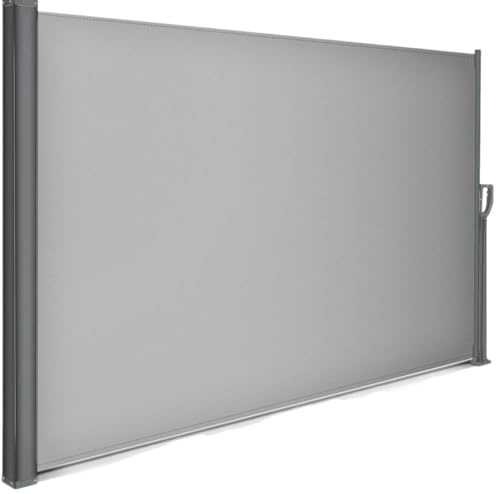 Seitenmarkise Versenkbar, Sichtschutz Garten, Balkon Sichtschutz, Windschutz, Außenrollos, Fenstermarkise Outdoor, Einziehbare Sichtschutzmatten