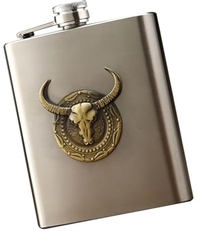 Mobestech Borraccia da Viaggio Acciaio Inossidabile Flask Portatile per Vino e Attività Outdoor Resistente Corrosione e Leggera Design e Compatto