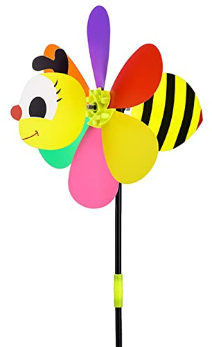 Vdaxvme Dekorative Windräder, Tier-Cartoon-Whirligig-Windmühle, Partygeschenk, Garten, Hof, Dekoration, Windspiel
