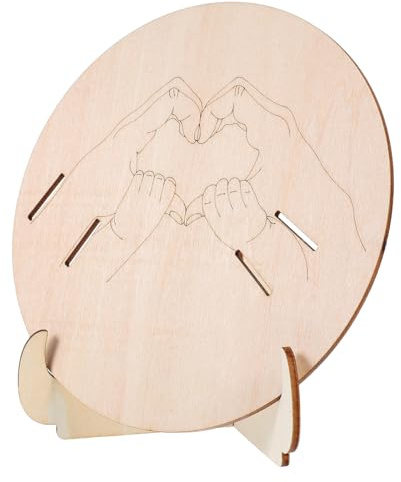 MOLUCKFU Geburtsanzeigeschild Tragbarer Krankenhausarmbandhalter Leicht zu Reinigen für Neugeborene mit Elegantem Handwerk als Babyshower Dekoration