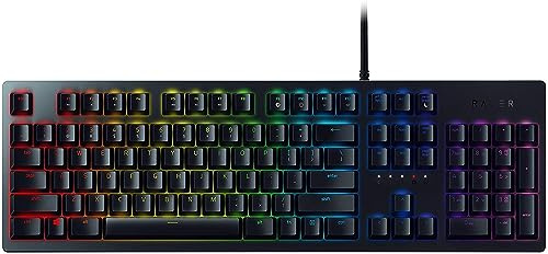 Razer Huntsman Tastiera Gaming Premium con Tasti Opto-Meccanici Razer, Barra Stabilizzatrice dei Tasti, RGB Chroma