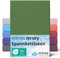 etérea Jersey Spannbettlaken 100x200cm - 120x200cm Kaktus bis 25 cm Höhe - 100% Baumwolle Spannbetttuch Oekotex - Bed Sheets Leintuch Bettbezug - Bettlaken 100x200 cm - 120x200 cm - Grün