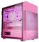 HDYD Caso Rosa di Gioco, Mid-Tower PC Gaming Caso M-ATX/ITX - I/O Anteriore USB 3.0 Pannelli Laterali Port Acrilico - 6 Fan di Posizione - Water-Cooling Pronto