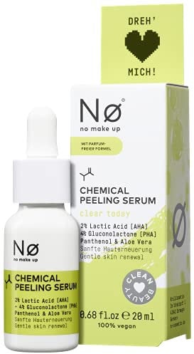 No clear today Chemisches Peeling Serum AHA/PHA - chemisches Gesichtspeeling Serum mindert Rötungen und Irritationen - Gesichtsserum geeignet für unreine & empfindliche Haut, 20 ml