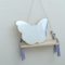 TROYSINC Kreativ Wandspiegel,Acryl Spiegel,Cute Cartoon Stil,Kinderzimmer Dekoration Spiegel,Kinderzimmer Home Decor (Schmetterling A)