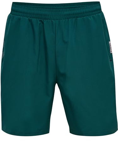 hummel Herren Hmlmove Grid Woven Shorts, Deep Teal, XL EU