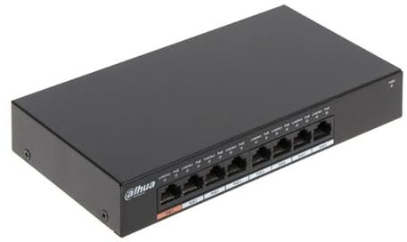 Dahua - Switch Gigabit Ethernet PoE Watchdog a 8 porte - Versione Dahua V2 - PFS3008-8GT-96-V2