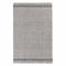 URBANARA Teppich Palasi Wollteppich 140x200 cm - 70% Wolle & 30% Polyester, mit Fransen, Wollteppich, Handgewebt Wohnzimmerteppich Kinderzimmer Flur Care & Fair® - Grau-Melange/Anthrazit-Melange