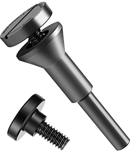 SI FANG Mounting Mandrel with 3/8 inch and 1/4 inch Arbor Hole, Fit Metal Cutting Discs Cut-Off Wheel, 1/4in Shank for Die Grinder Drill Rotary Tool (1 Pack)
