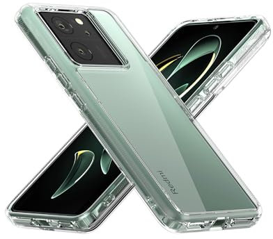 Eastcoo Coque fine et transparente pour Xiaomi 13T/13T Pro Clear - Dos en PC rigide et pare-chocs en TPU souple - Anti-jaunissement - Anti-rayures - Anti-chute - Pour Xiaomi 13T/13T Pro - Transparent