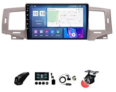 9 Zoll Doppel Din Android 12 Autoradio ,für Toyota Corolla 9 E120 2004 - 2006 ,mit CarPlay Rückfahrkamera Lenkradsteuerung Bluetooth GPS Navigation FM Digitalradio Mikrofon WIFI ( Size : Z900 8+256G )