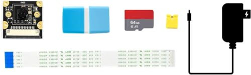Jetson Nano Entwicklungspaket Typ B mit IMX219-77 Kamera, Micro-SD-Karte, 64 GB, TF-Kartenleser und Zubehör, Netzteil nicht im Lieferumfang enthalten, Jetson Nano Developer Kit (B01)
