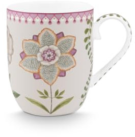 Pip Studio Lily&Lotus Tasse Weiss/lila 145ml
