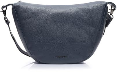 Mandarina Duck Damen Leder Hobo Mellow Leather, Kleid Blue