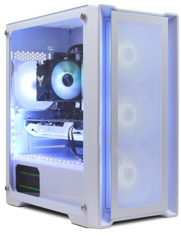 BEDROCK OPAL Gaming PC – RTX 4060 8GB – Intel Core Ultra 5 225F – 16GB DDR5 – 1TB Gen4 M.2 – Wi-Fi – Windows 11