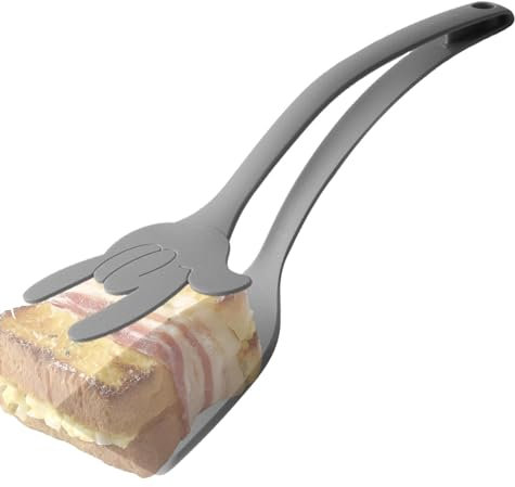 Pelle à pain – Pelle pour rôtir le poisson | Outil de cuisson du pain, pelle alimentaire, pelle à pince, pelle à four, pelle multifonction en silicone pour steak, poisson, pain, hamburger, griller